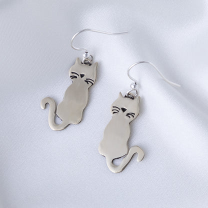 Sweet Whiskers Cat Earrings