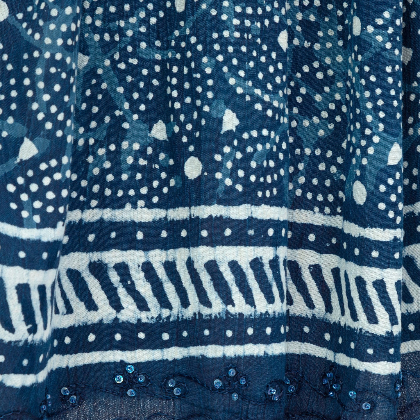 Henna Tie-Dye Sleeveless Midi Dress