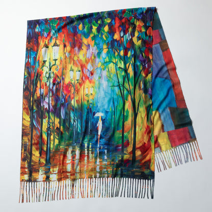 Museum Collection Artistic Double Sided Print Scarf