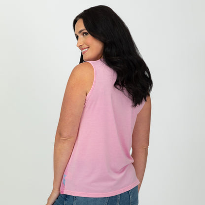 Cat & Paws Keyhole Sleeveless Top