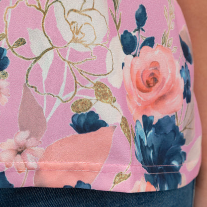 Cat & Paws Keyhole Sleeveless Top