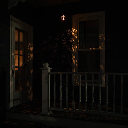 Paws & Hearts Bronze Cutout Hanging Metal Solar Lantern