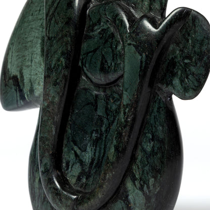 Hand-Carved Serpentine Stone Wildlife Figurine