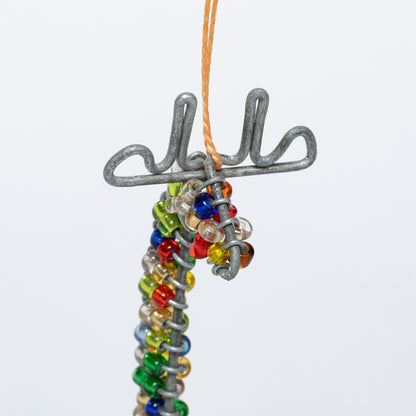 Charming Hand-Beaded Ornament