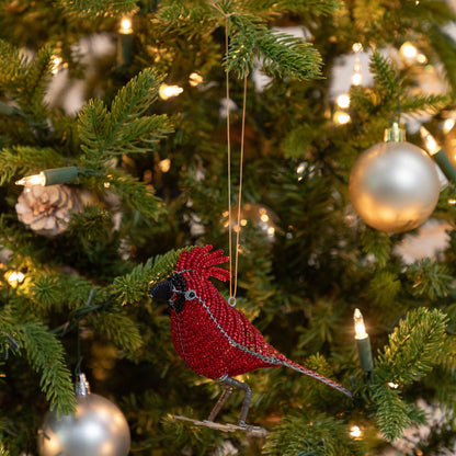 Charming Hand-Beaded Ornament