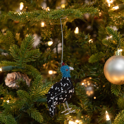 Charming Hand-Beaded Ornament