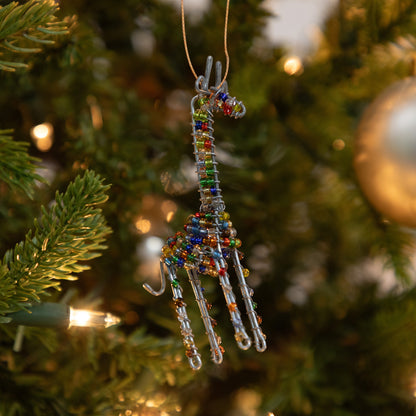 Charming Hand-Beaded Ornament