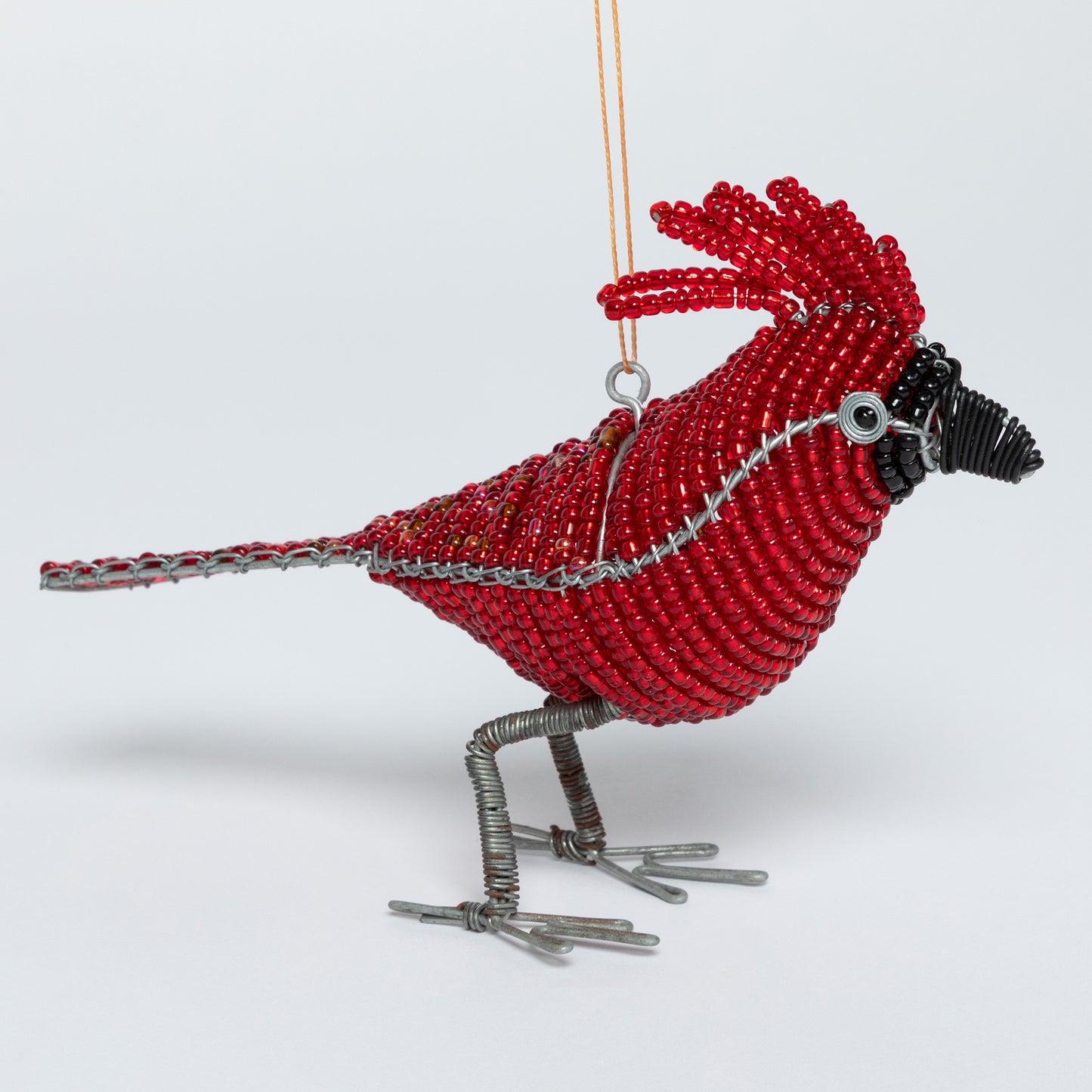 Charming Hand-Beaded Ornament