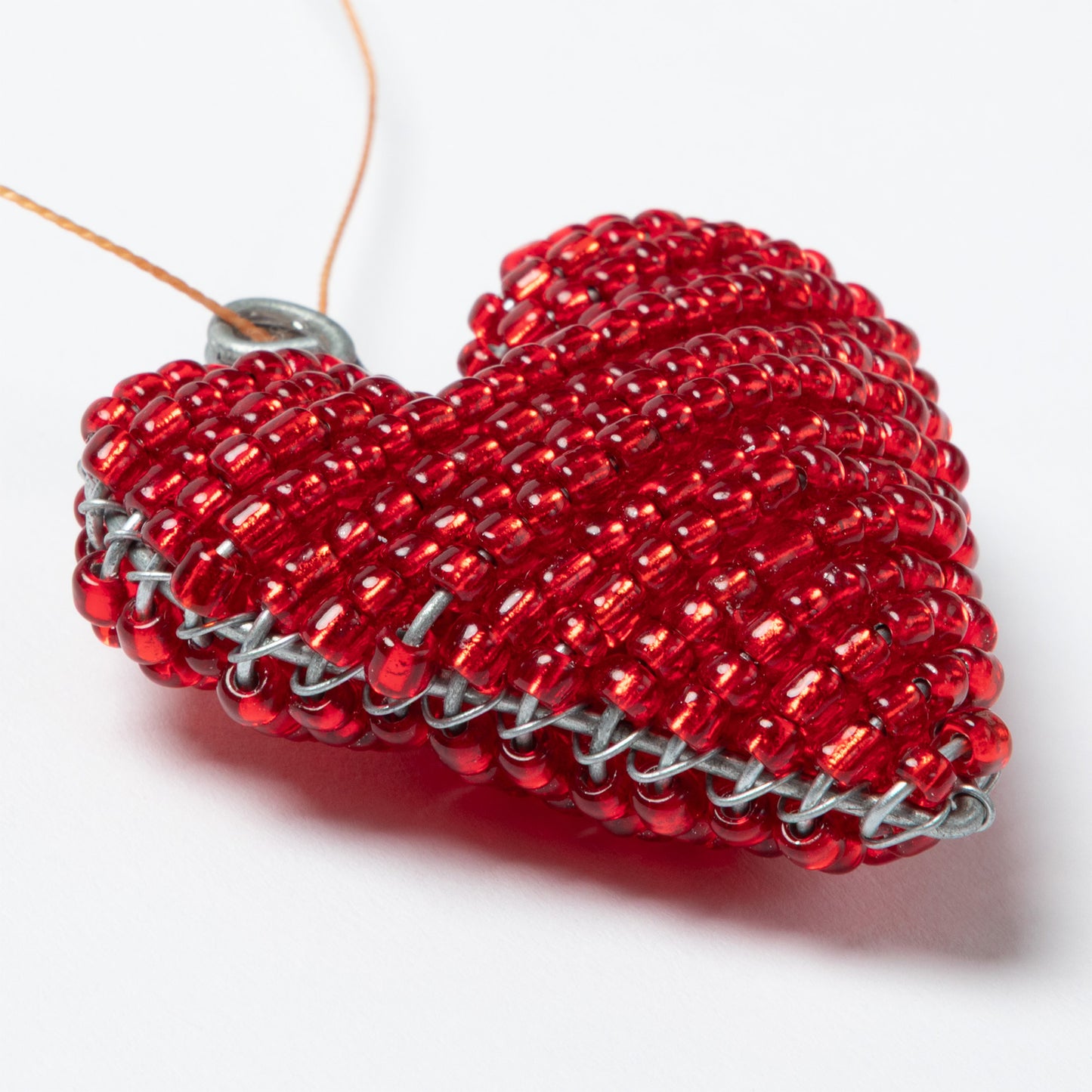 Charming Hand-Beaded Ornament