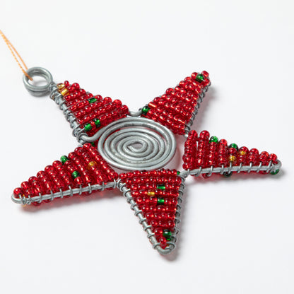 Charming Hand-Beaded Ornament