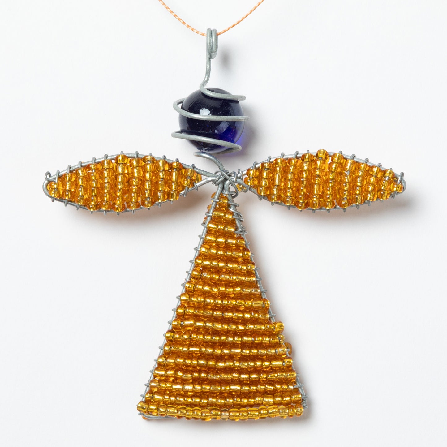 Charming Hand-Beaded Ornament