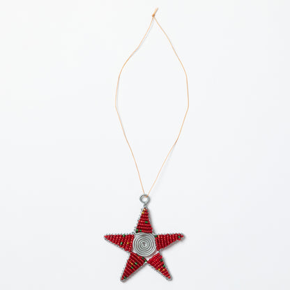 Charming Hand-Beaded Ornament