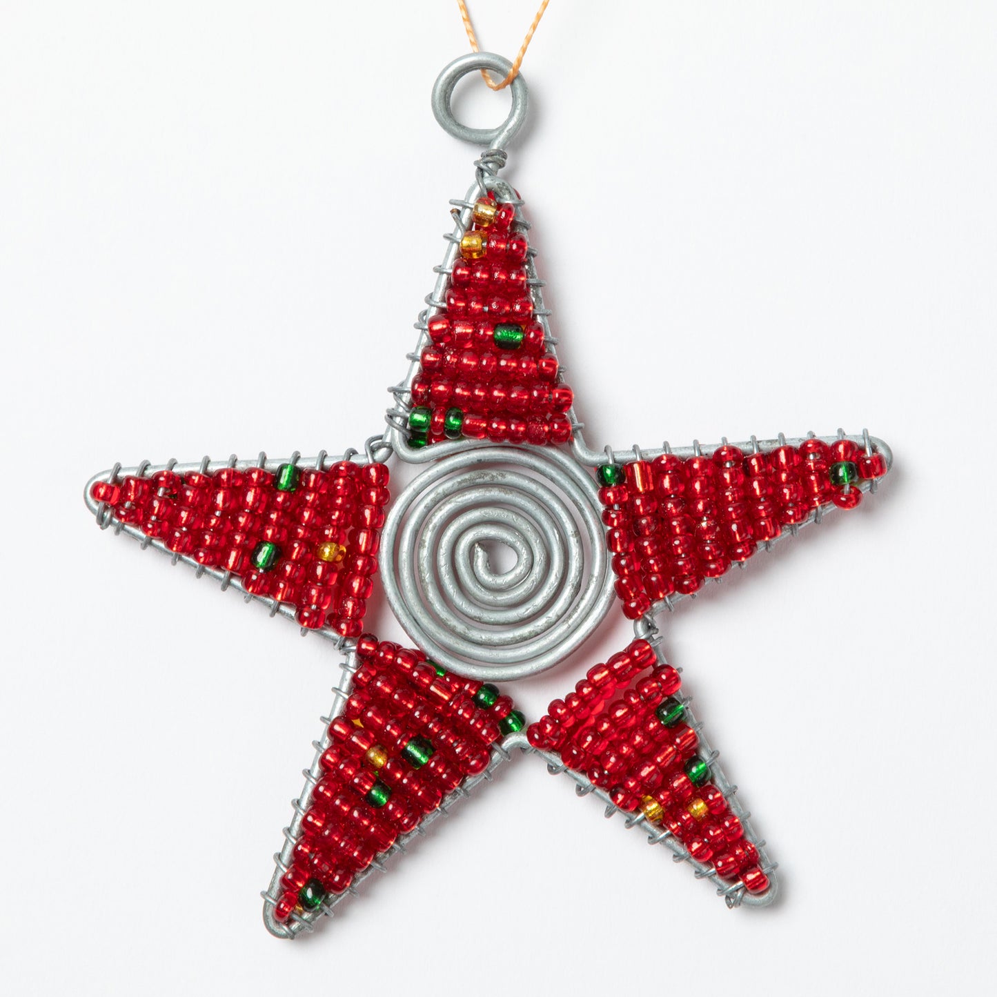 Charming Hand-Beaded Ornament