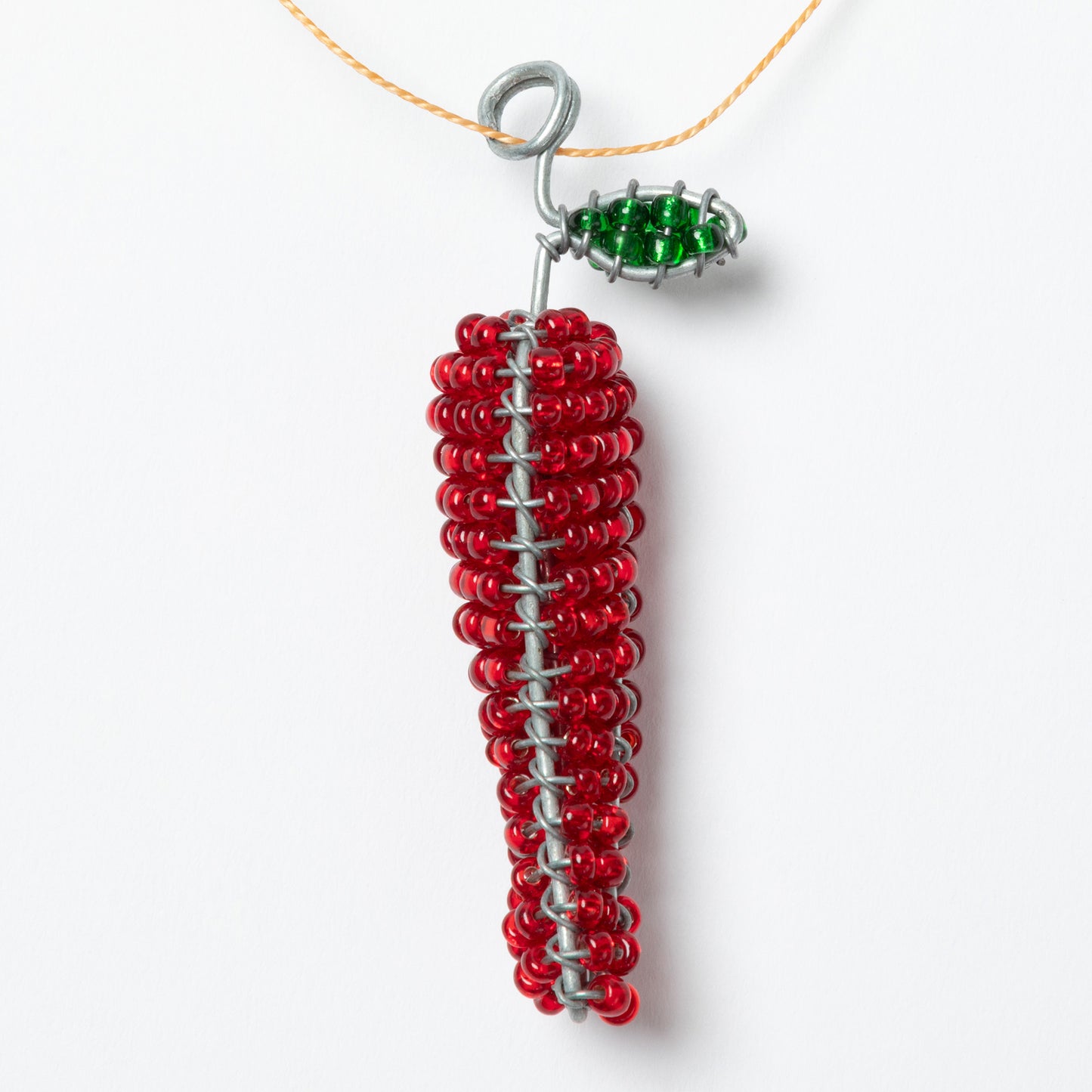 Charming Hand-Beaded Ornament