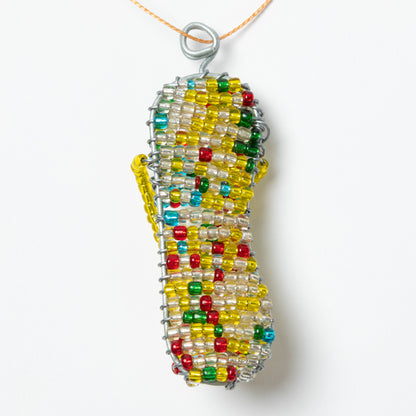 Charming Hand-Beaded Ornament