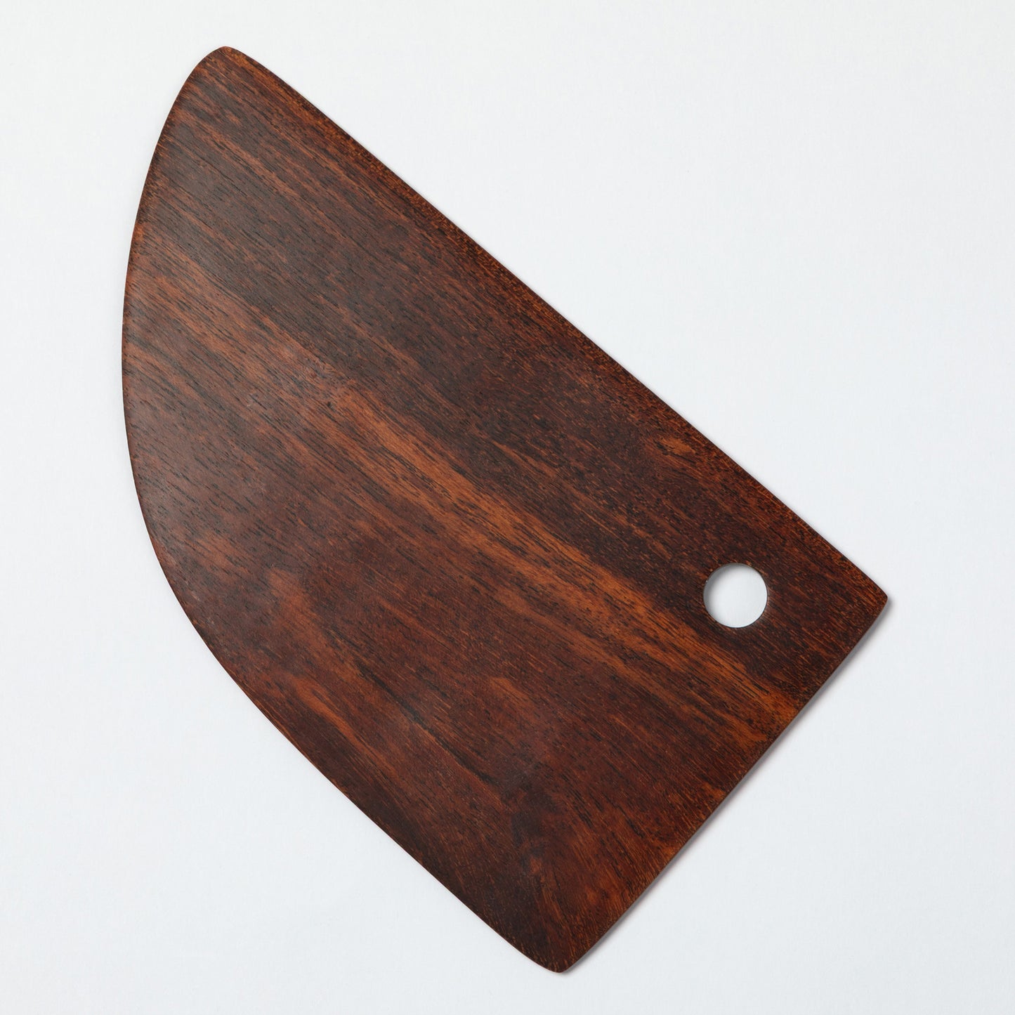 Wooden pastry blade on a white background