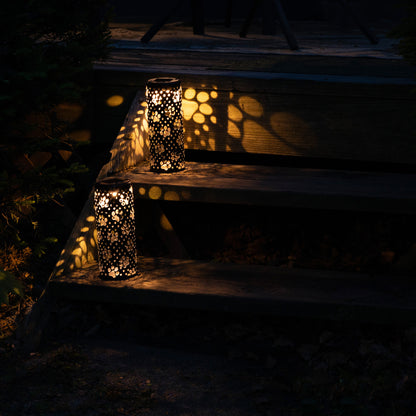 Paw Prints Solar Pathway Lights - Set of 2