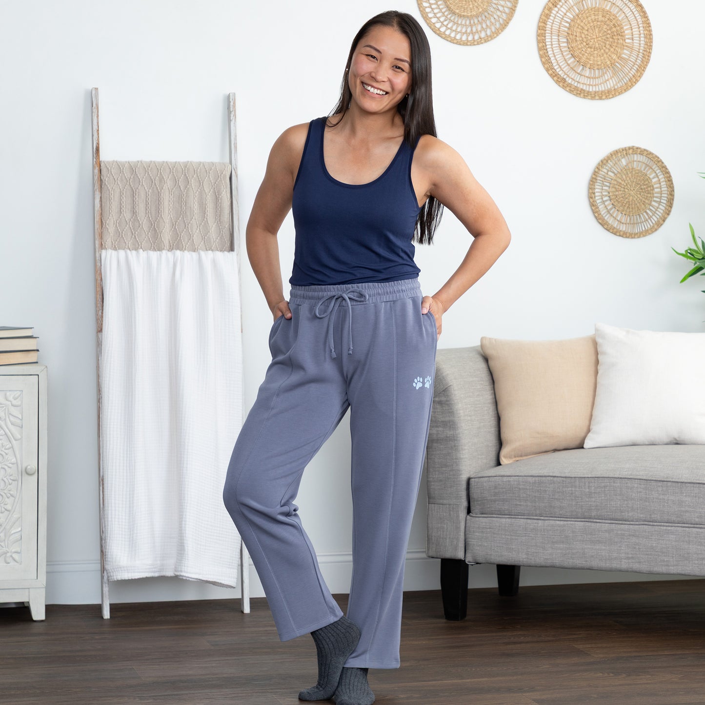 Paw Print Ultra Soft Modal Pants