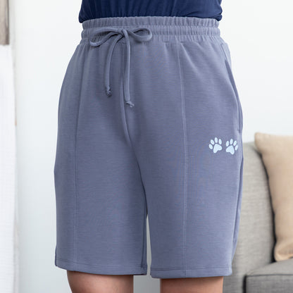 Paw Print Ultra Soft Modal Shorts