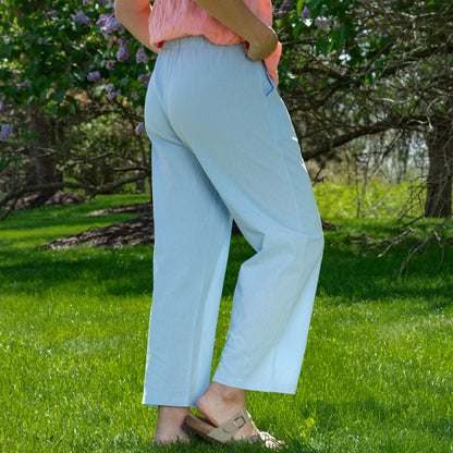 Paw Print Lightweight Cropped Pants