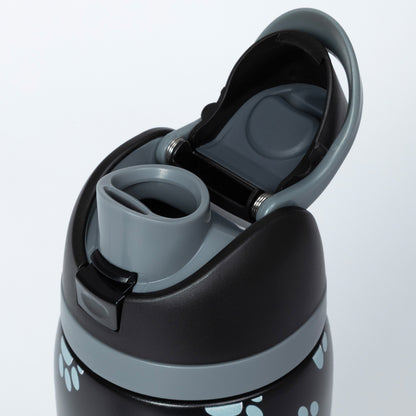 Paw Print Easy Sip Stainless Steel Water Bottle - 32oz