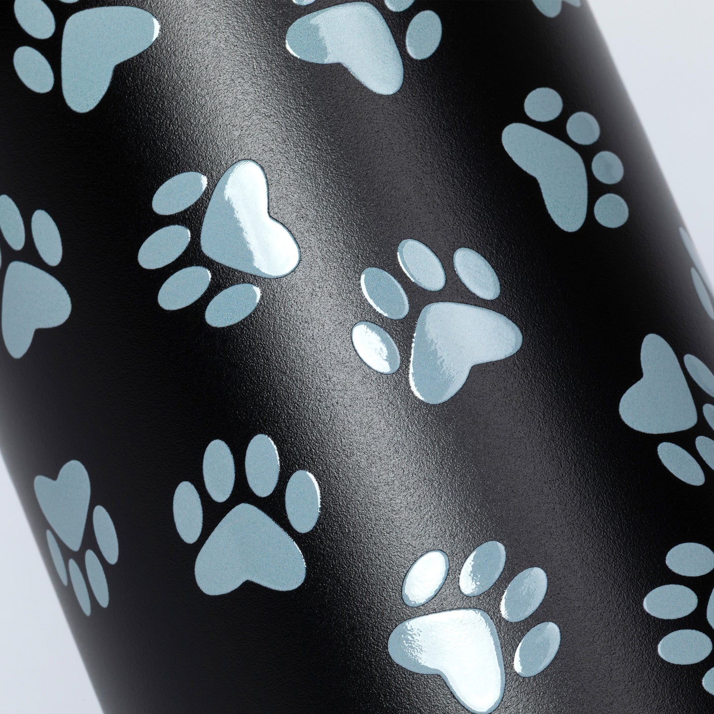 Paw Print Easy Sip Stainless Steel Water Bottle - 32oz