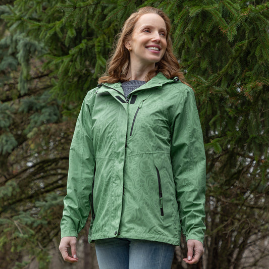 Paw Symphony Magical Print Rain Jacket