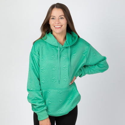 All Over Paw Jacquard Hoodie