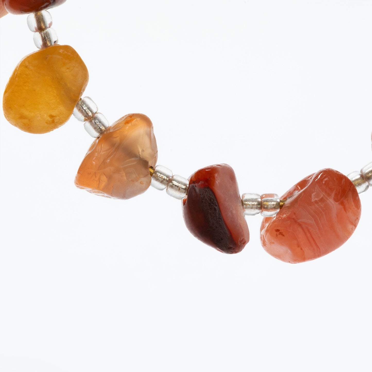 Kenyan Hand-Beaded Stone Drop Earrings