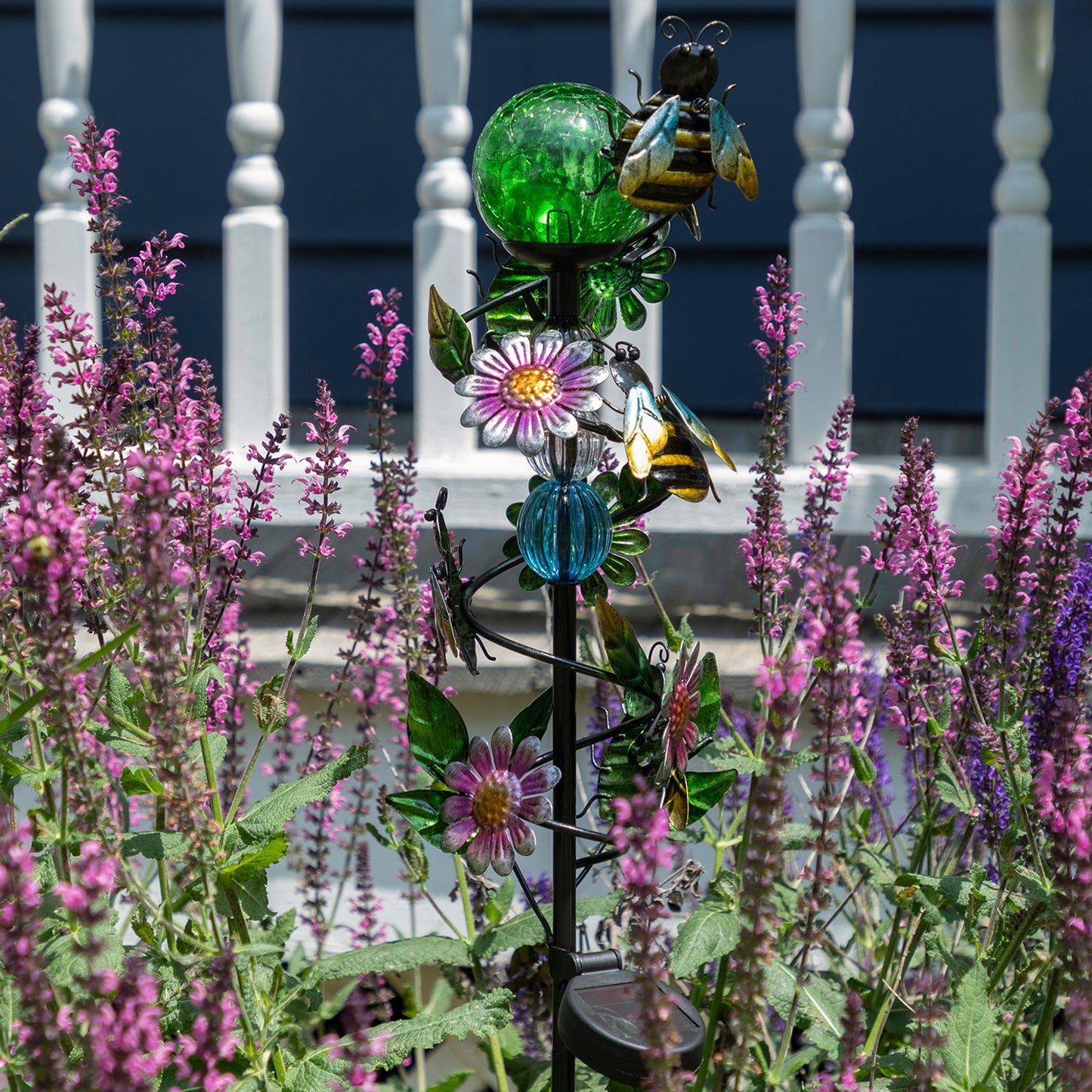 Twilight Garden Friends Solar Garden Stake