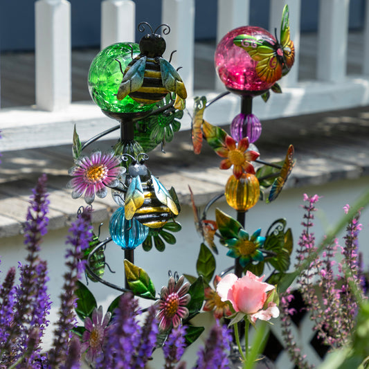 Twilight Garden Friends Solar Garden Stake