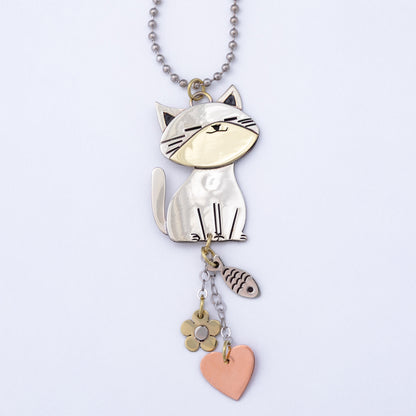 Pet Parent Mixed Metal Car Charm