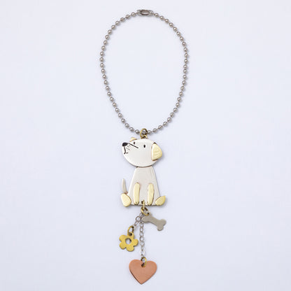 Pet Parent Mixed Metal Car Charm