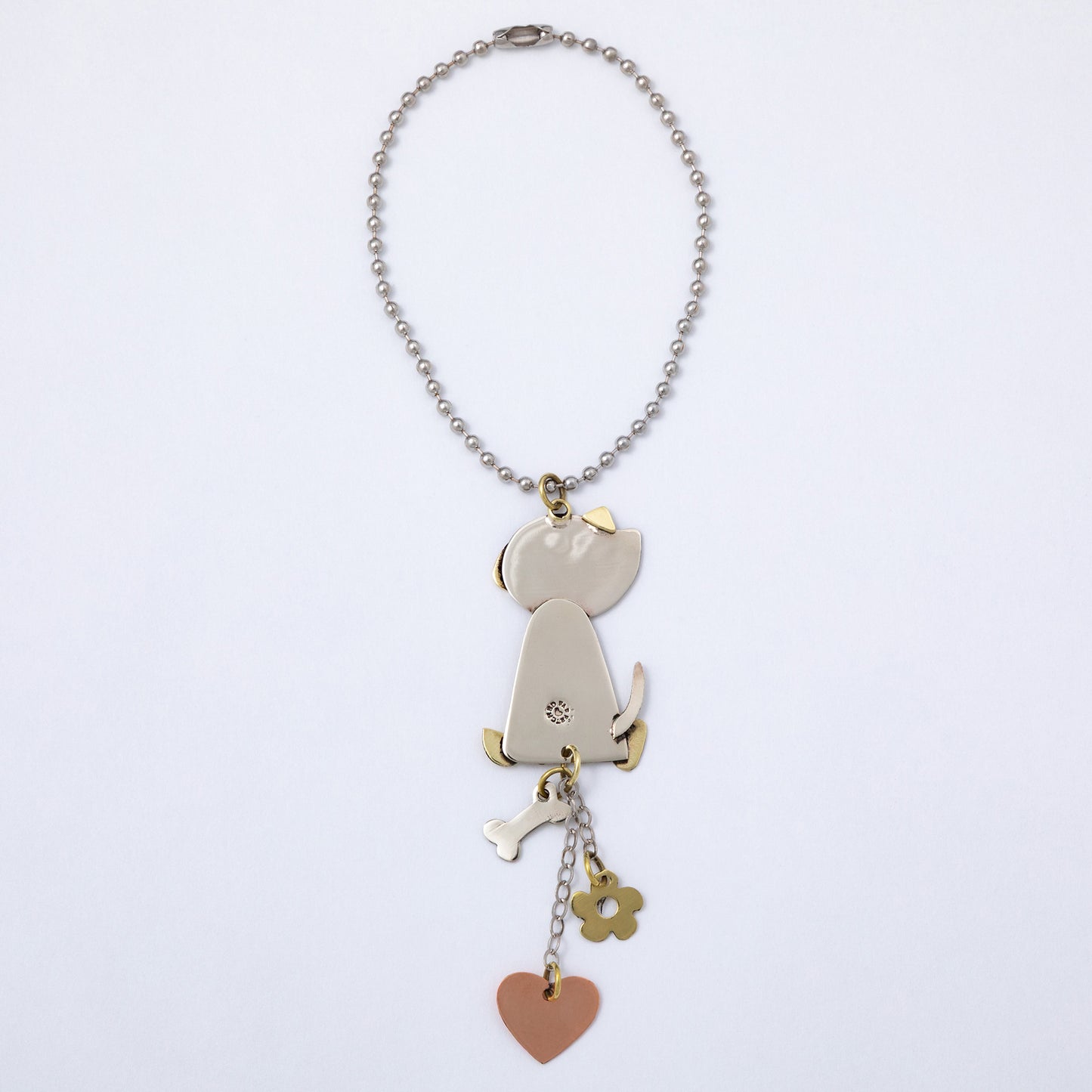 Pet Parent Mixed Metal Car Charm