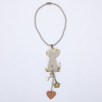 Pet Parent Mixed Metal Car Charm