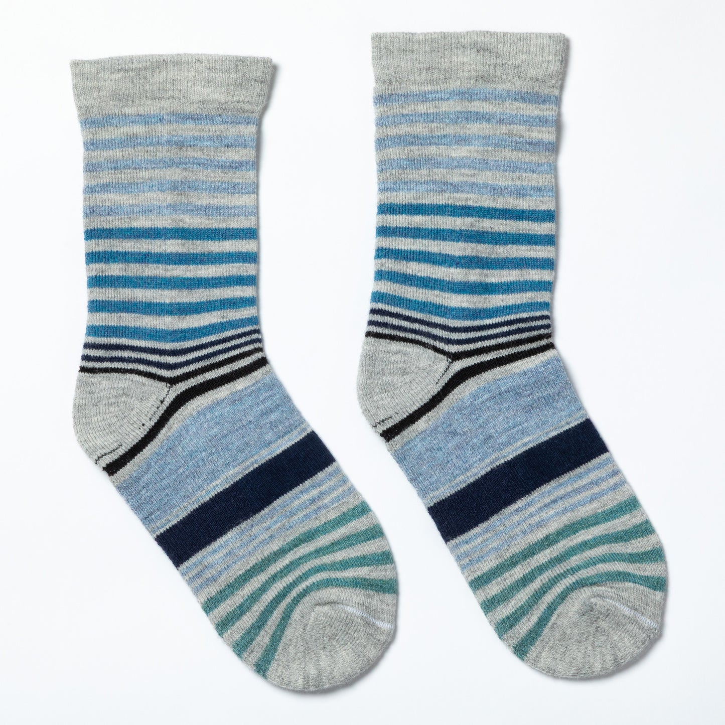 Multicolor Stripes Alpaca Socks