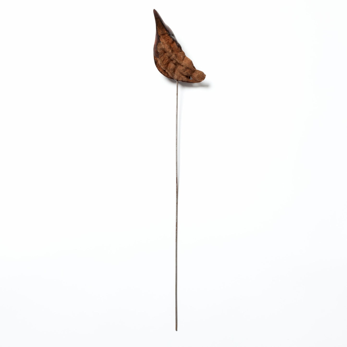 Hand-Carved Serpentine Stone Bird Garden Stake