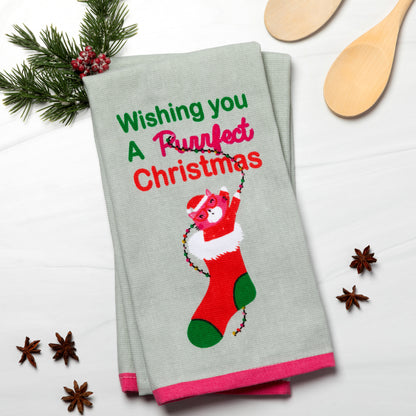 Purrfect Holiday Kitchen Towel - Set of 2