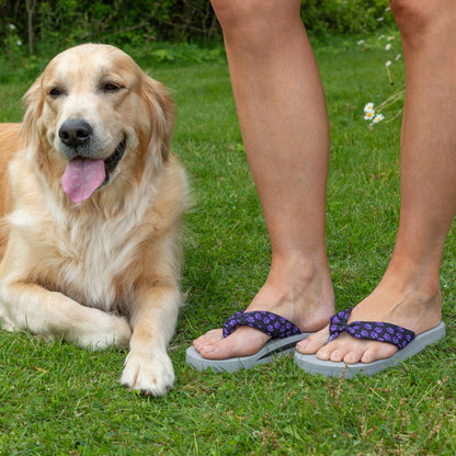 Walking Paws Arch Support Yoga Mat Flip Flops | Cushioned Memory Foam Sandals with Non-Slip Sole