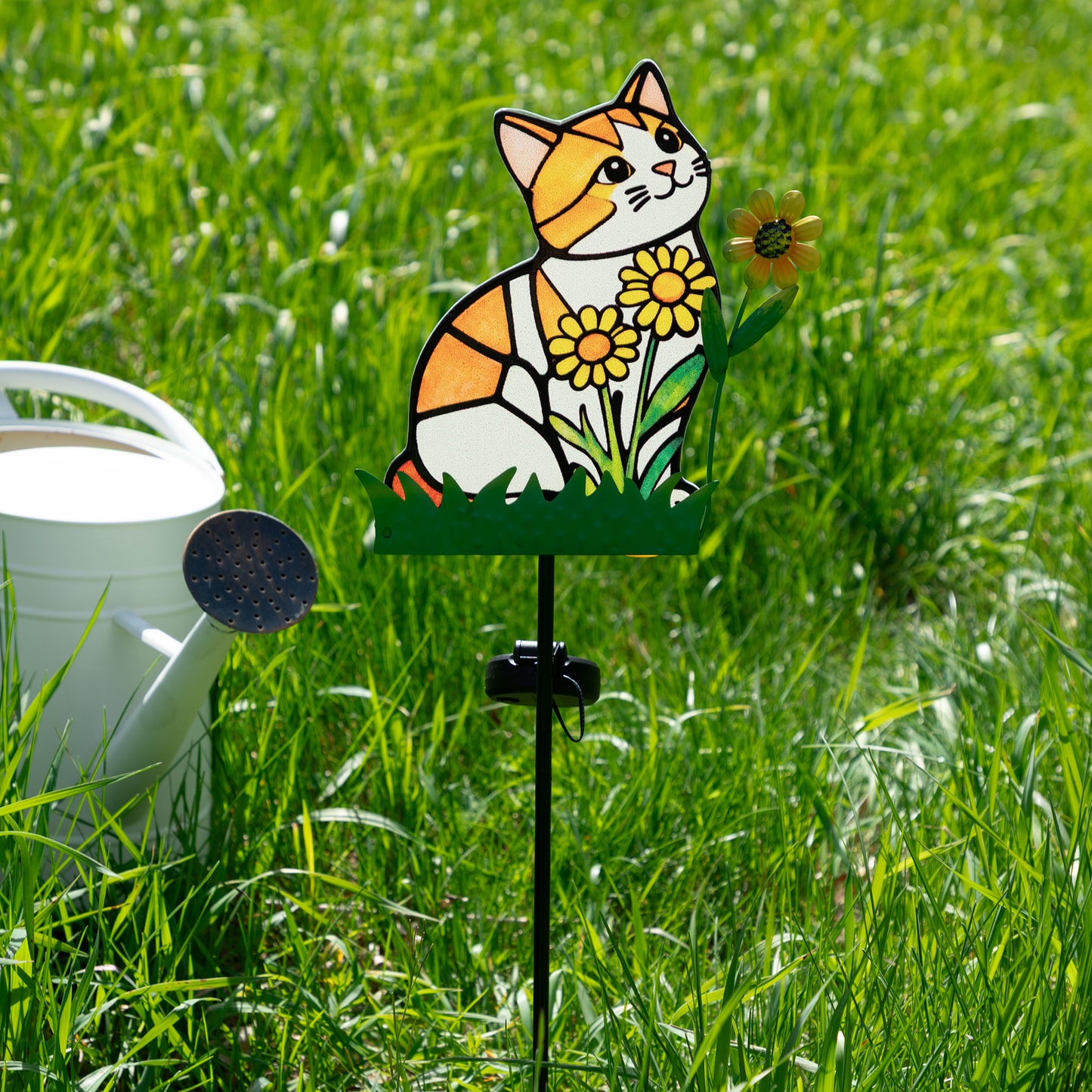 Pets & Angels Colorful Mosaic Solar Garden Stake Light