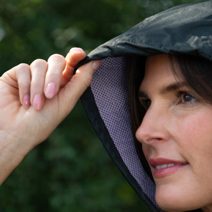 Water-Repellent Paw Print Hooded Jacket