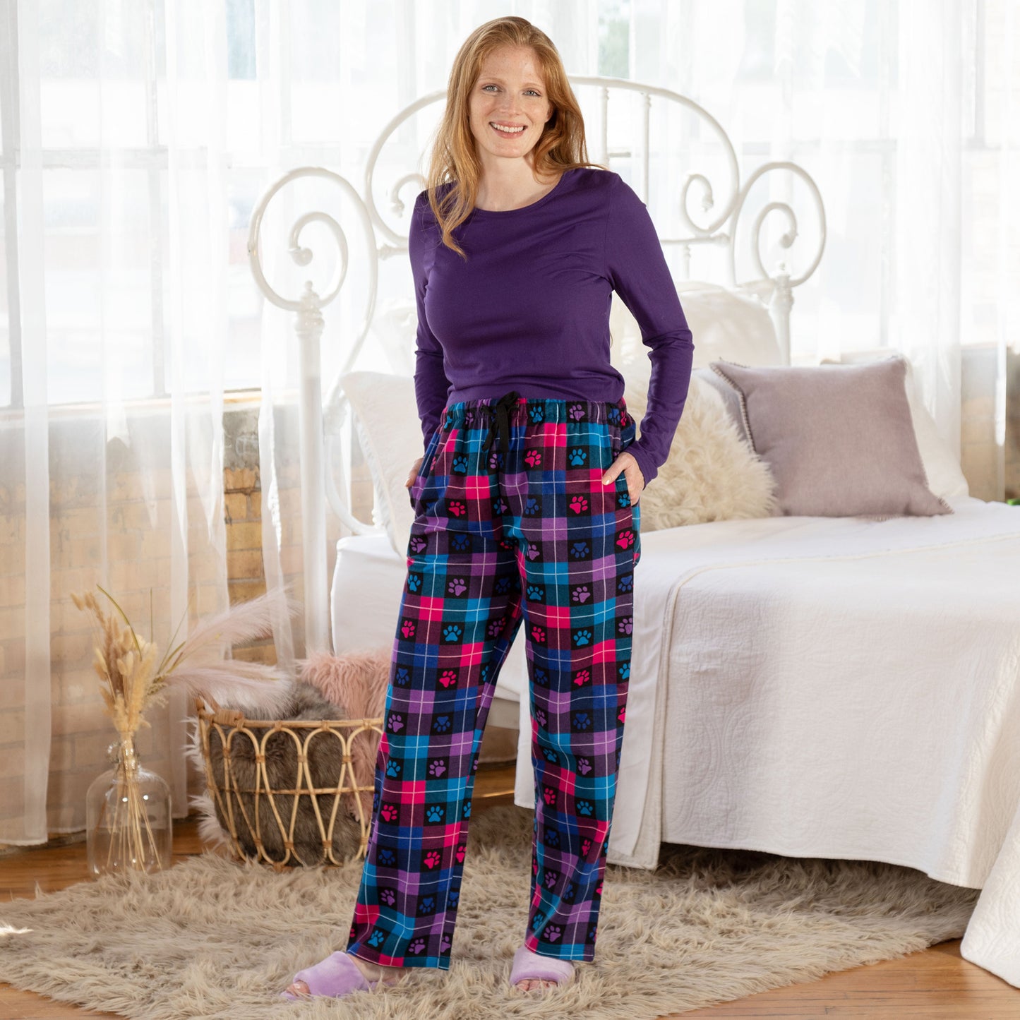 Flannel Paw Lounge Pants