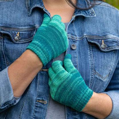 Rainbow Delight Touch Screen Gloves