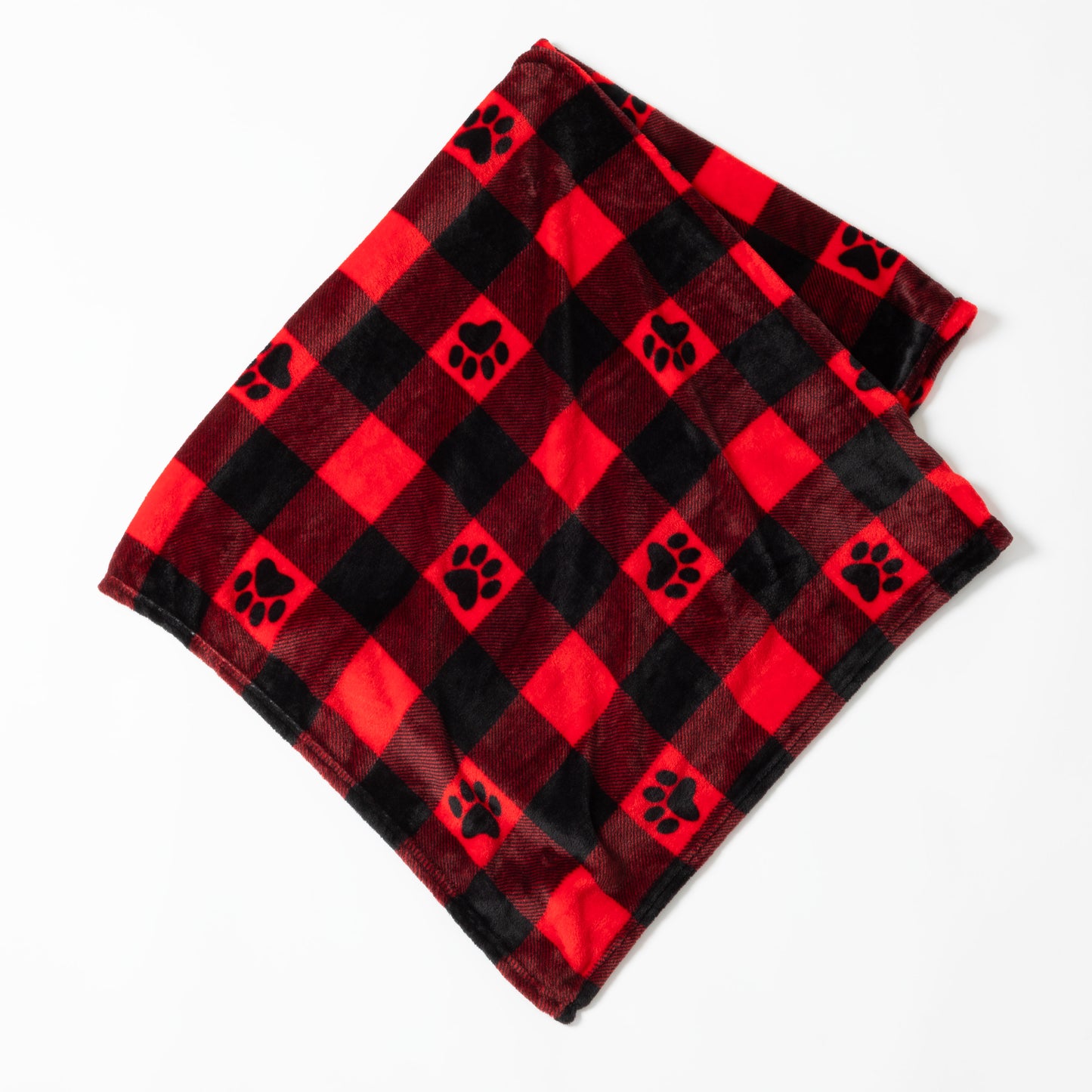 Super Cozy&trade; Fleece Paw Print Throw Blanket