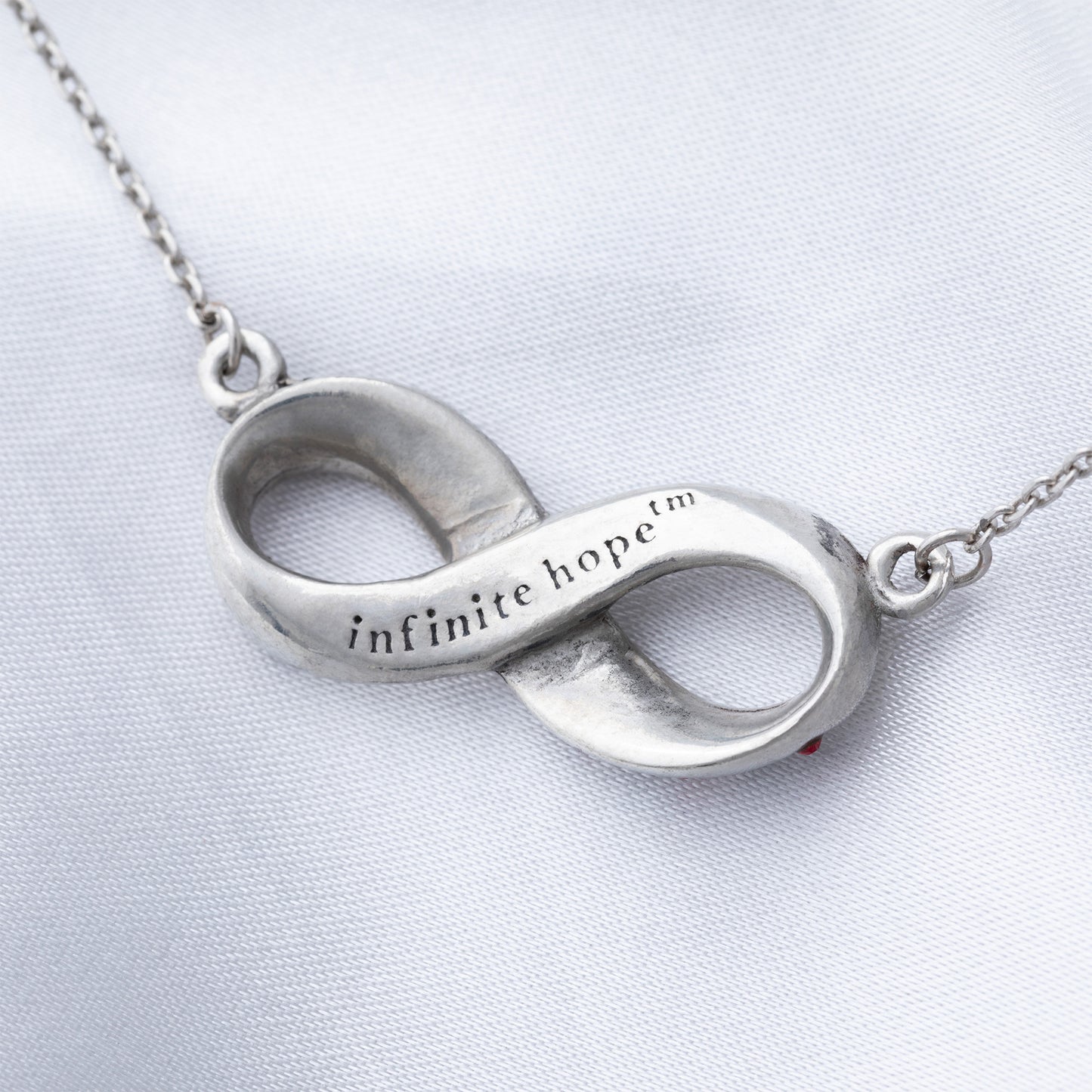 Diabetes Awareness Infinity Necklace