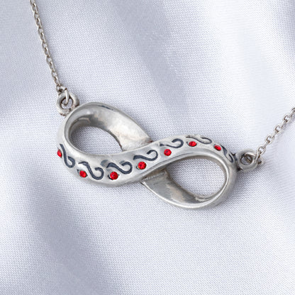 Diabetes Awareness Infinity Necklace