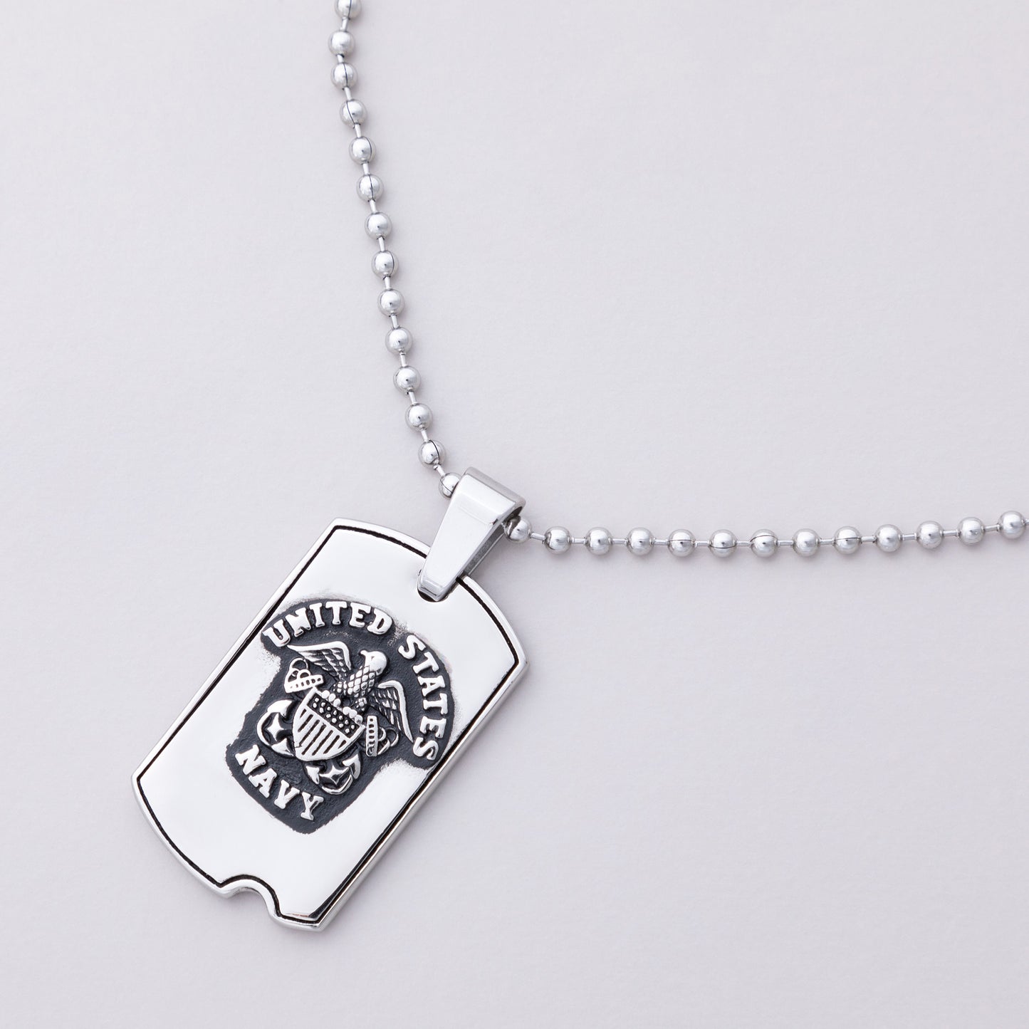 St. Michael Military Dog Tag Necklace