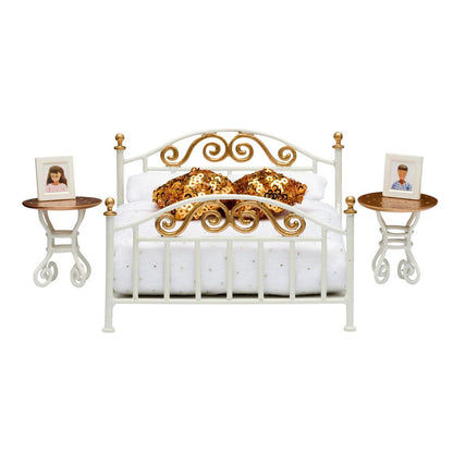 Lundby&trade; Smaland Bedroom Set with Brass Bed