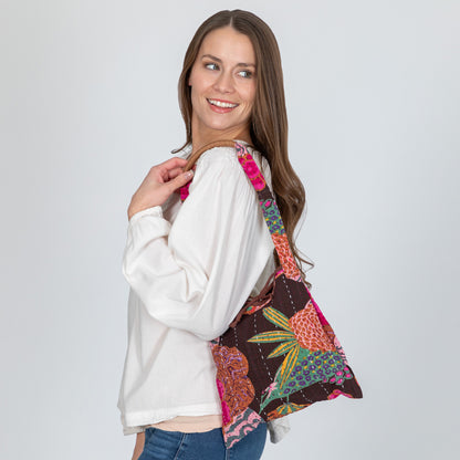 Hand Stitched Kantha Hobo Bag