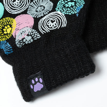 Paw Print Touch Screen Gloves